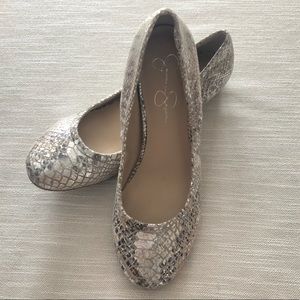 Jessica Simpson Snakeskin Flats